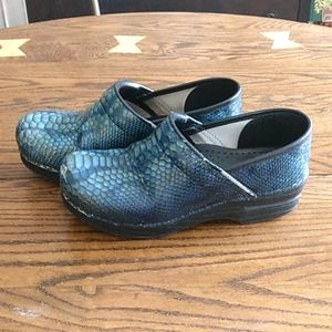 Dansko Blue Dragon Scale Clog